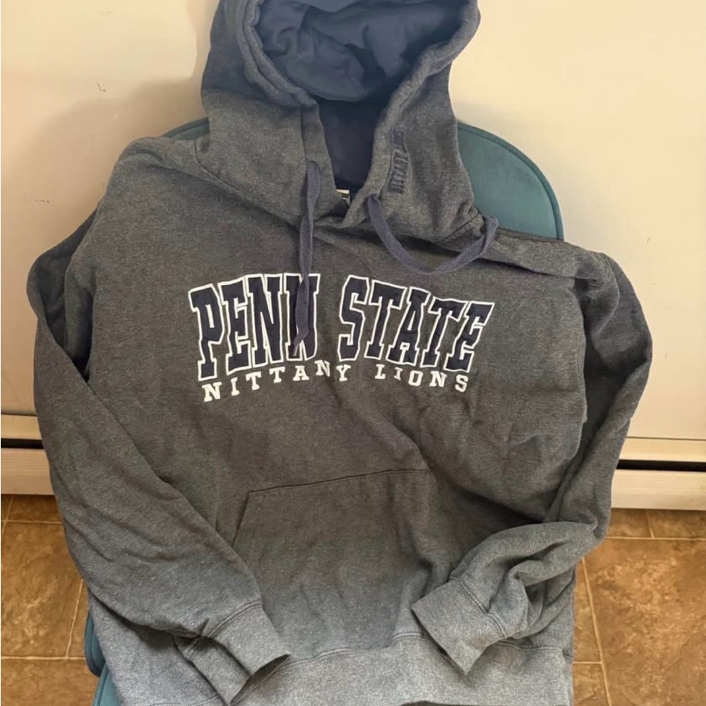 Russell Athletic Penn State Nittany Lions Gray Hooded Sweatshirt